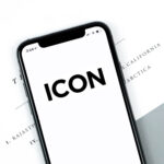iCON logo on a mobile