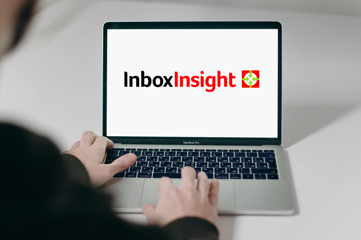 Inbox Insight logo on a laptop