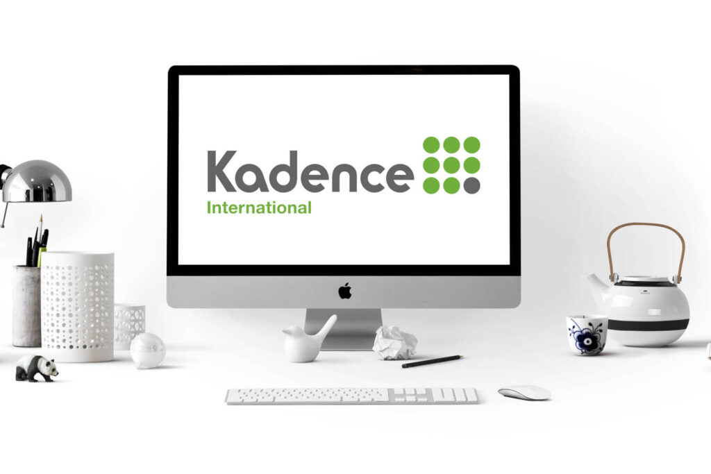 Kadence logo on a computer