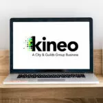 Kineo logo on mobile