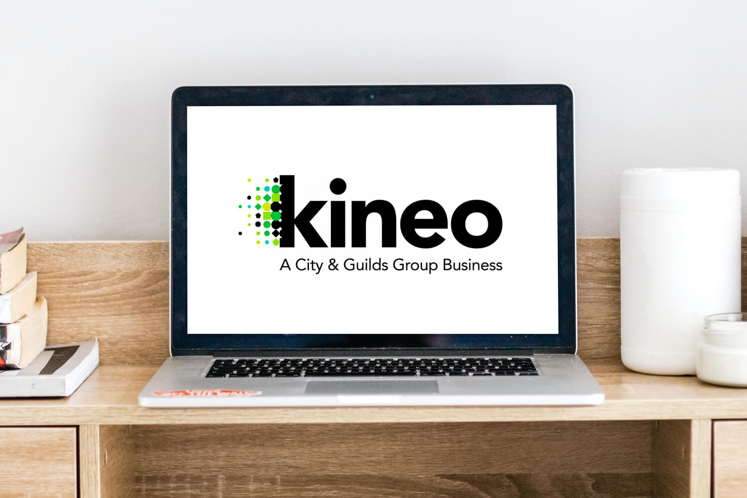 Kineo logo on mobile