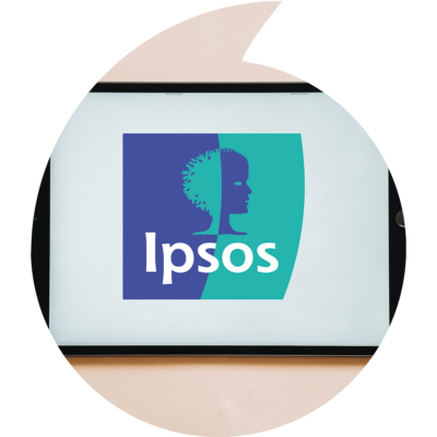 IPSOS logo on an ipad