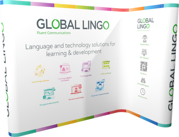 Global Lingo's L&D exhibition stand