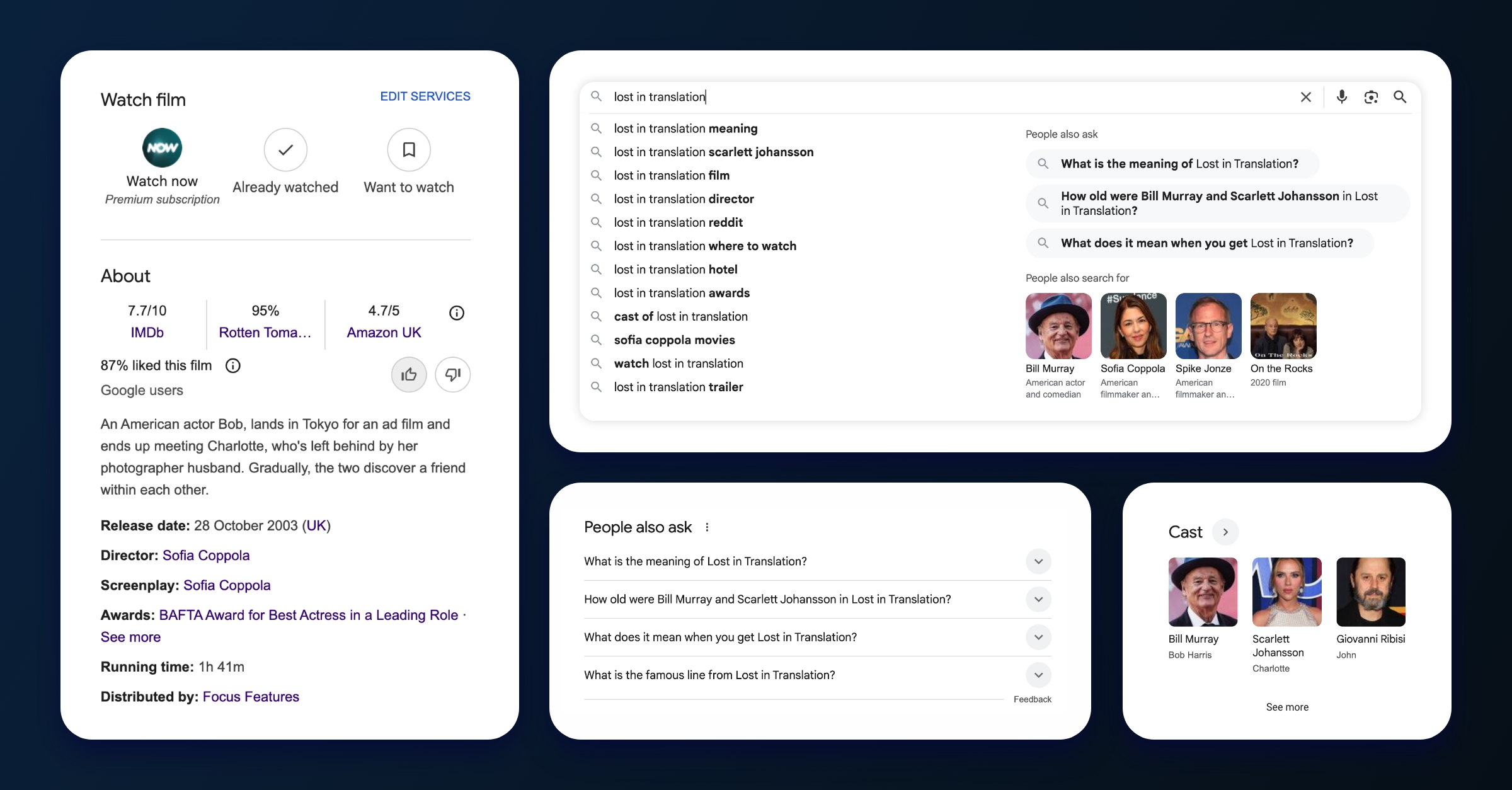 Lost in Translation Knowledge Panels