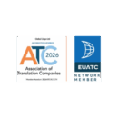 ATC___EUATC_Membership.png Global Lingo Ltd Accredited Member badge, Association of Translation Companies (ATC) 2026, member number 2026ATCAC1174, and EUATC Network Member