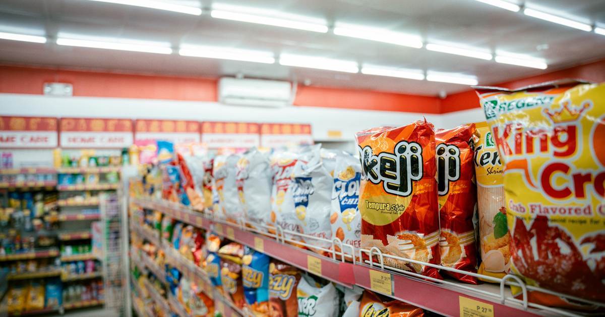 food and beverage packaging on retail shelves in Asia Pacific market